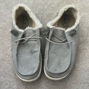 Women’s Hey Dude Wendy Corduroy Fur Shoes